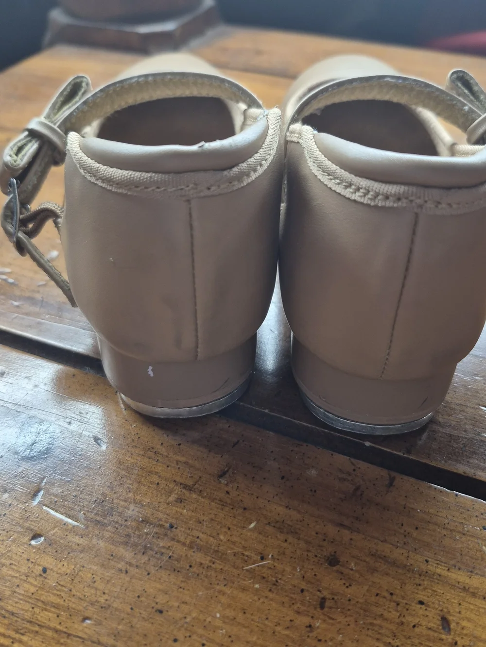 Weissman Kids Tan Mary Jane Shoes